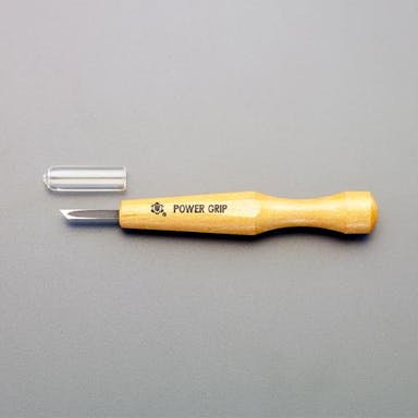 ESCO  9.0mm 彫刻刀(キワ型/パワーグリップ) EA588NB-9 4550061475218(CDC)【別送品】