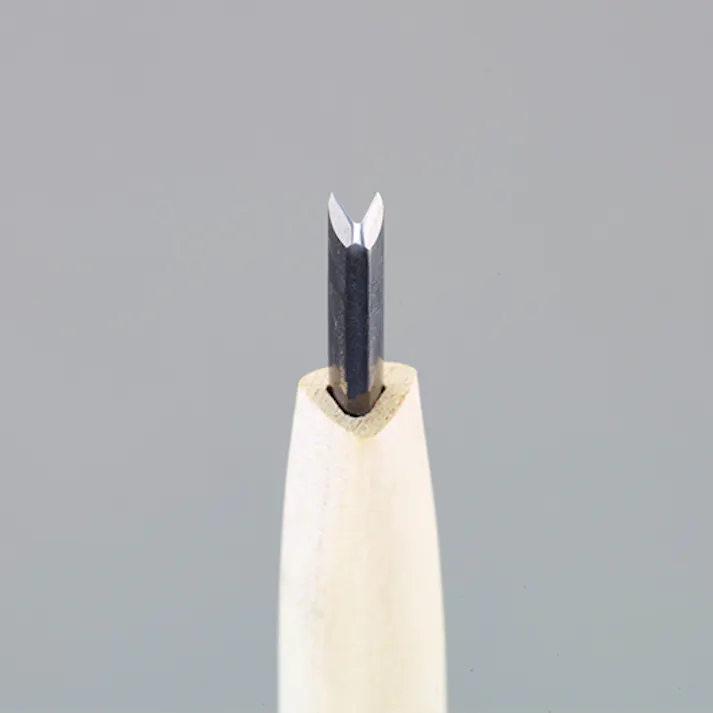 彫刻刀(安来鋼/底丸三角型) 3.0mm EA588MX-3 4550061479650【別送品】