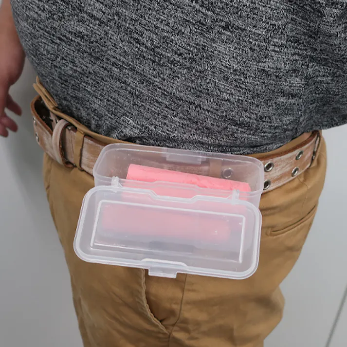 鉄道チョーク(青/4本) φ25x110mm EA581EA-4 4550061484883【別送品】