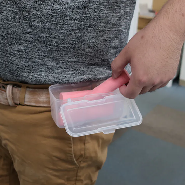 鉄道チョーク(青/4本) φ25x110mm EA581EA-4 4550061484883【別送品】