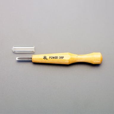 ESCO  6.0mm 彫刻刀(平型/パワーグリップ) EA588NC-6 4550061490334(CDC)【別送品】