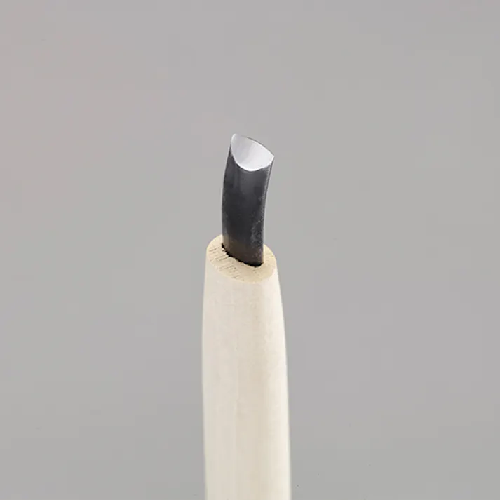 彫刻刀(安来鋼/極浅丸曲型) 3.0mm EA588ME-3 4550061497913【別送品】