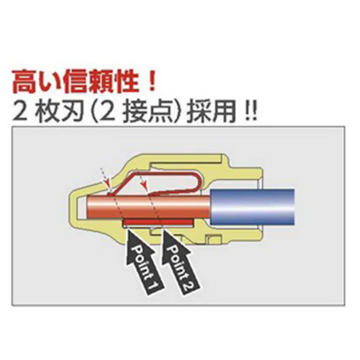 差込形電線コネクター(2線用/30個) EA538PC-2 4550061507193【別送品】