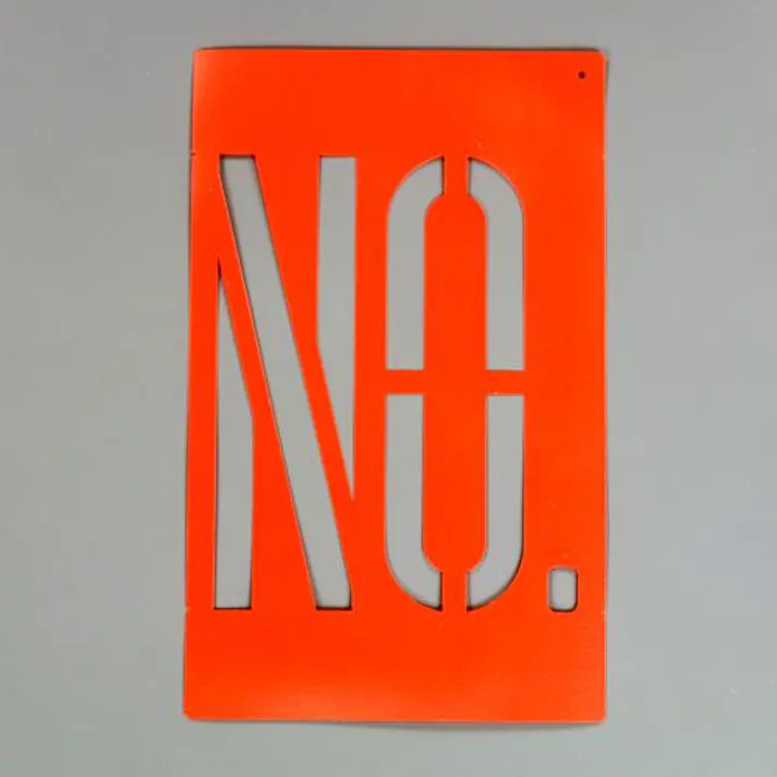 マイゾックス(myzox) マーキングプレート (「No.」/文字高300mm) EA591MY-6 4550061508206【別送品】