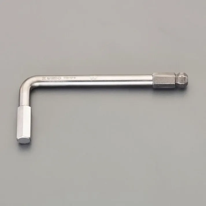 ESCO 6x 90mm 六角棒レンチ(ボールポイント/チタン合金製) EA573CA-4 4550061511329(CDC)【別送品】