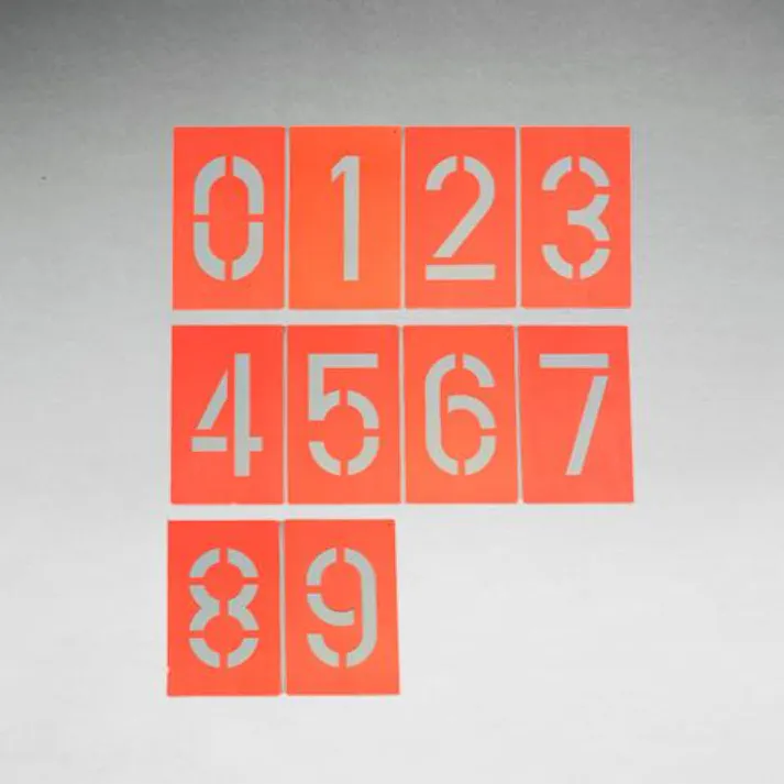 マイゾックス(myzox) マーキングプレートセット(文字高300mm) EA591MY-5 4550061514276【別送品】