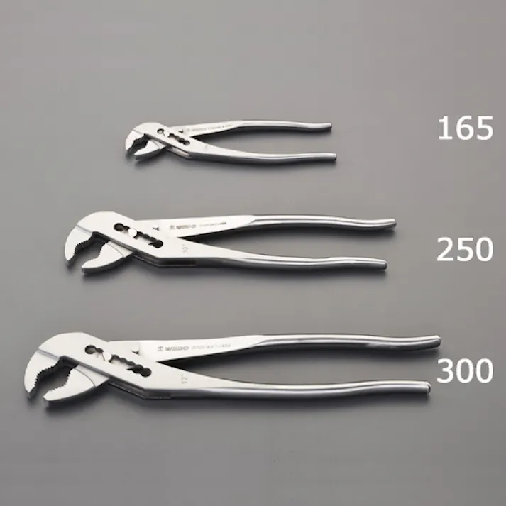 ウォーターポンププライヤー(ステンレス製) 38mm/300mm EA531AH-300 4550061515990【別送品】