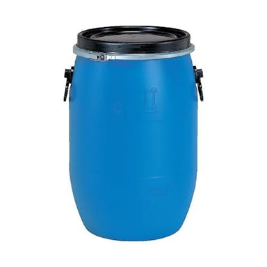 ESCO  60L 樹脂製ドラム型容器(バンドタイプ) EA508AB-42 4550061552674(CDC)【別送品】