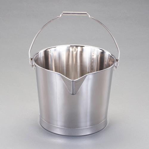 バケツ(口付/ステンレス製) 20L EA508S-23 4550061566336【別送品】