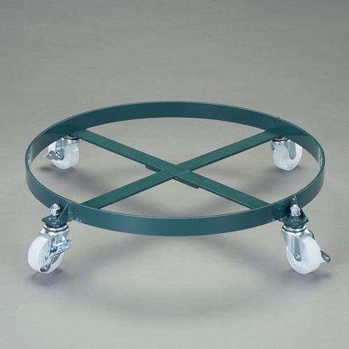 ドラムキャリー(ブレーキ付) φ610mm/55ガロン EA520W-22 4550061623572【別送品】