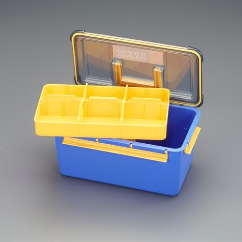 明邦化学工業(MEIHO) 中皿付工具箱(防滴構造) 340x190x168mm EA508WB-1 4550061661598【別送品】