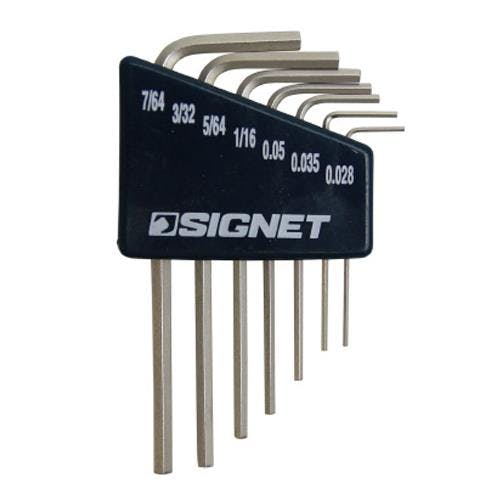 SIGNET(シグネット) 精密六角棒レンチセット(インチ) 7本組 EA573AE-2 4550061684566【別送品】