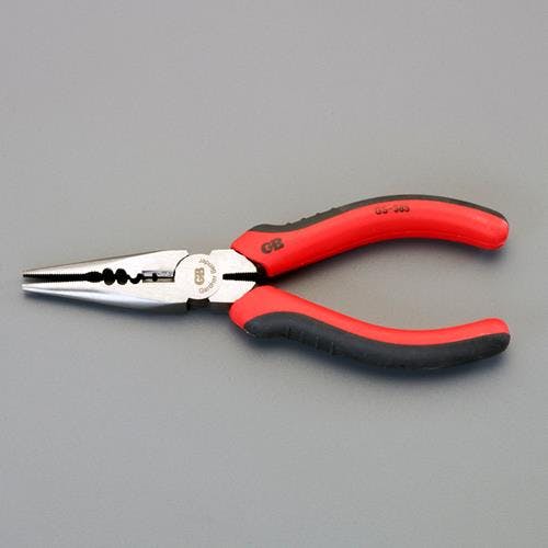 ラジオペンチ(穴付/圧着付) 165mm EA537GZ-1 4550061691755【別送品】