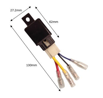 リレーソケット DC12V/30A/4極 EA538RB-41 4550061694435【別送品