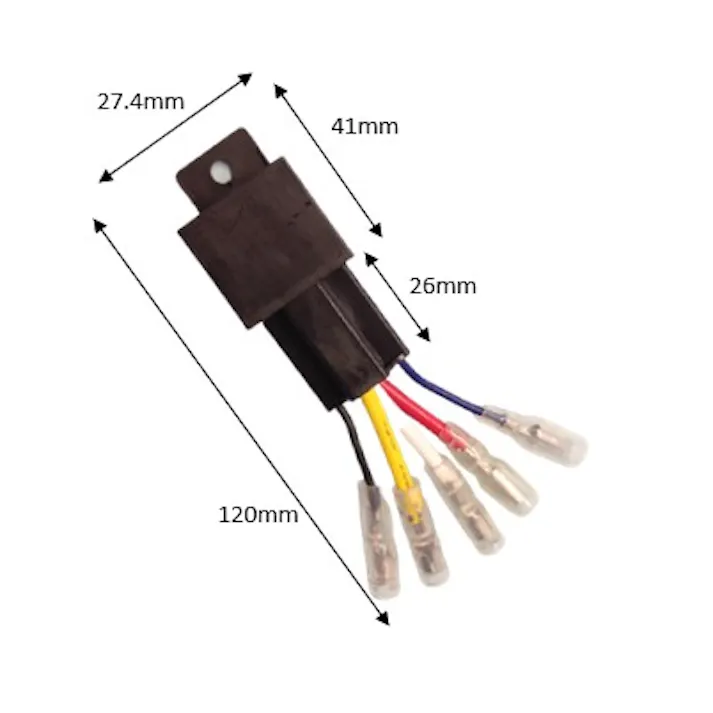 リレーソケット DC12V/30A/5極 EA538RB-42 4550061694442【別送品】