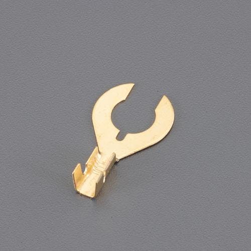 クワ形端子(薄型/100個) 0.50-2.00平方ミリメートル/ 8mm EA538RB-54 4550061694466【別送品】