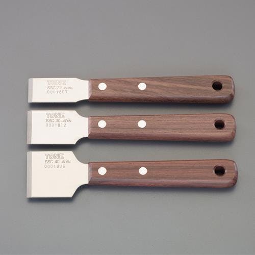 TONE スクレーパーセット(ステンレス製) 3本組 EA524AK 4550061702185【別送品】