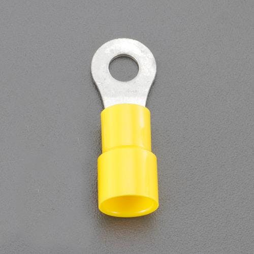 絶縁圧着端子[丸形] (黄/5個) 5.5-4 EA538MB-18 4550061712054【別送品】