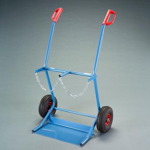 ハンドトラック(ボンベ用) 510x240mm/100kg EA520FD-53 4550061721704【別送品】