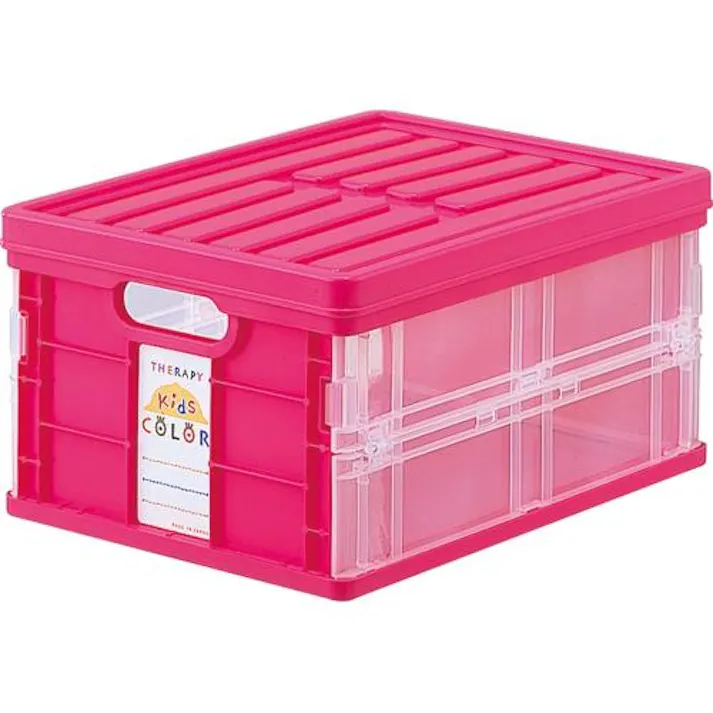 ナカバヤシ 258x358x177mm/11.8L 折畳コンテナ(ピンク) EA506AJ-24 4550061728475(CDC)【別送品】
