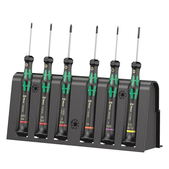Wera ドライバーセット(精密用) 6本組 EA550M-150 4550061749265【別送品】