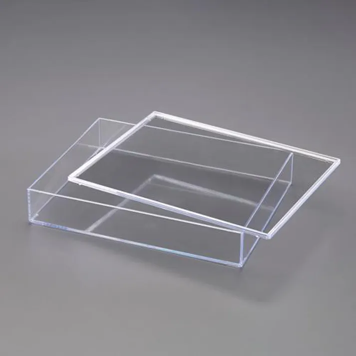 ESCO 319x240x 61mm/ 3.5L 小物ケース(フタ付/スチロール製 EA508FD-26 4550061751824(CDC)【別送品】