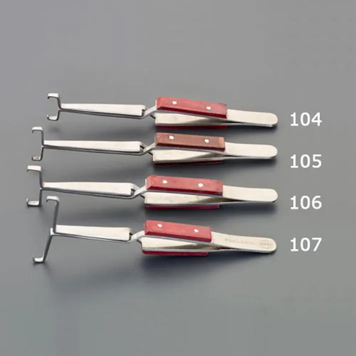 ESCO 145mm/R29D 逆作用ピンセット(ステンレス製) EA595AK-107 4550061753774(CDC)【別送品】