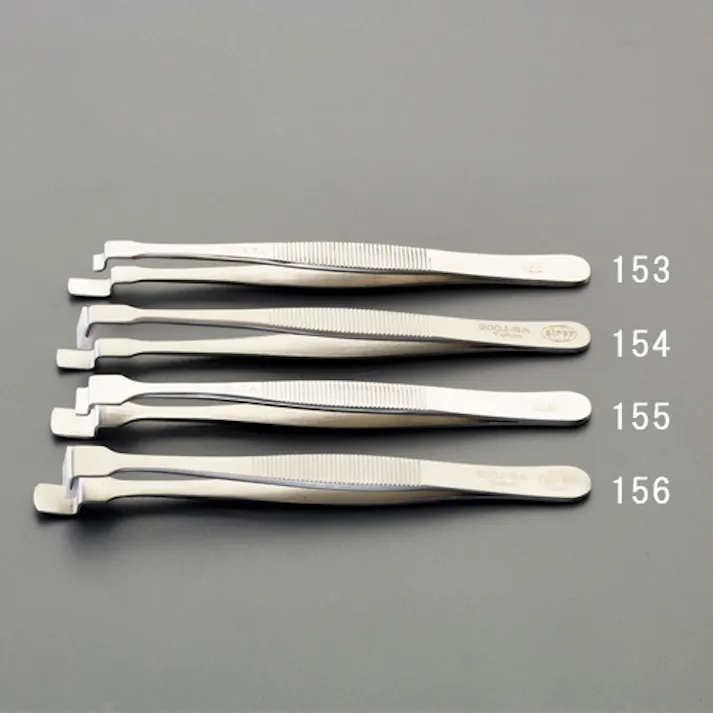 WAFER用ピンセット(ステンレス製) 125mm/300A EA595AK-155 4550061754375【別送品】
