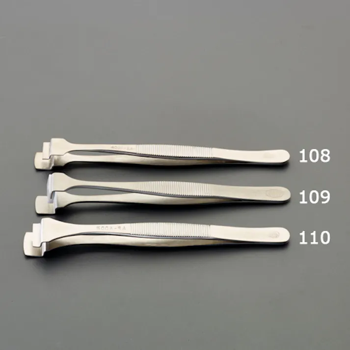 WAFER用ピンセット(ステンレス製) 125mm/400J EA595AK-109 4550061754931【別送品】