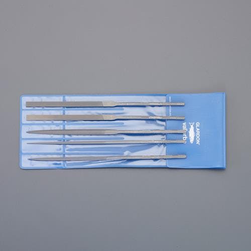 精密やすり(4種・5本組/中目) 140mm EA521VL-21 4550061755853【別送品】