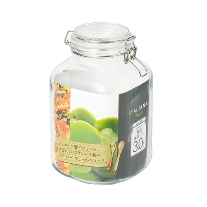 ESCO 145x140x235mm/3.0L ガラス容器(パッキン付) EA508AP-36 4550061759424(CDC)【別送品】