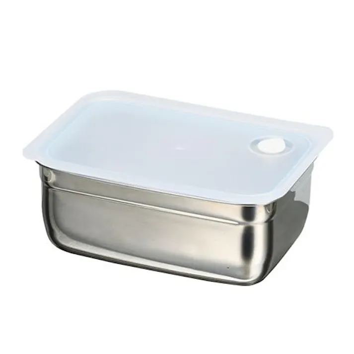 ESCO 215x145x 90mm/1.8L 保存容器(ステンレス製) EA508TF-5 4550061762417(CDC)【別送品】