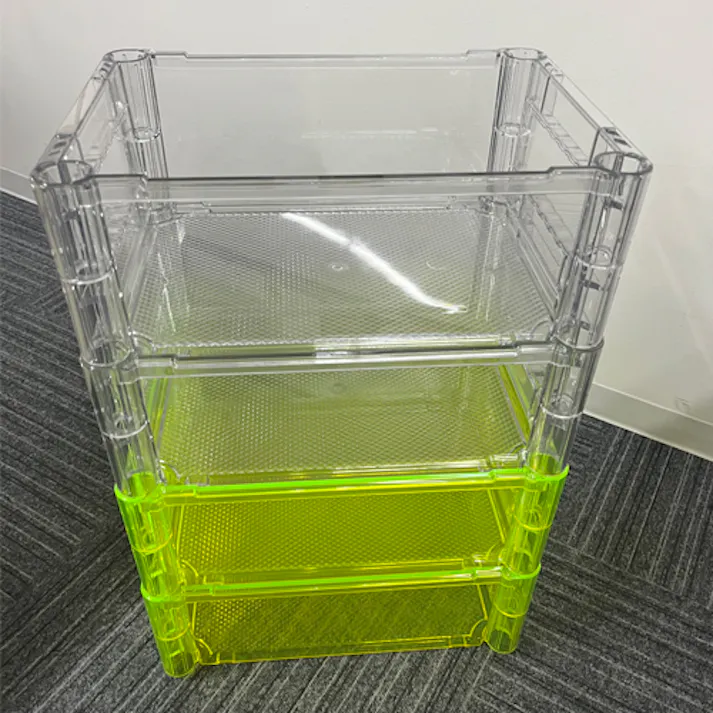 ポリカ製コンテナ(透明) 391x277x153mm/10L EA506AT-1 4550061771747【別送品】