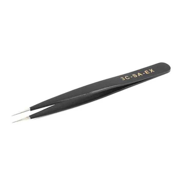 ESCO 0.25x110mm/3C 精密用ピンセット(ステンレス製) EA595AK-163 4550061773581(CDC)【別送品】