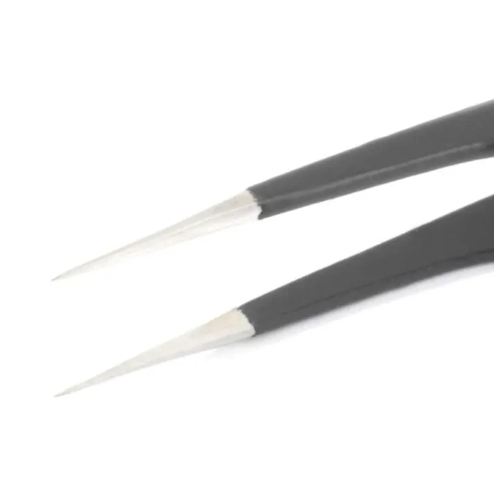 精密用ピンセット(ステンレス製) 0.35x120mm/5A EA595AK-165 4550061773604【別送品】