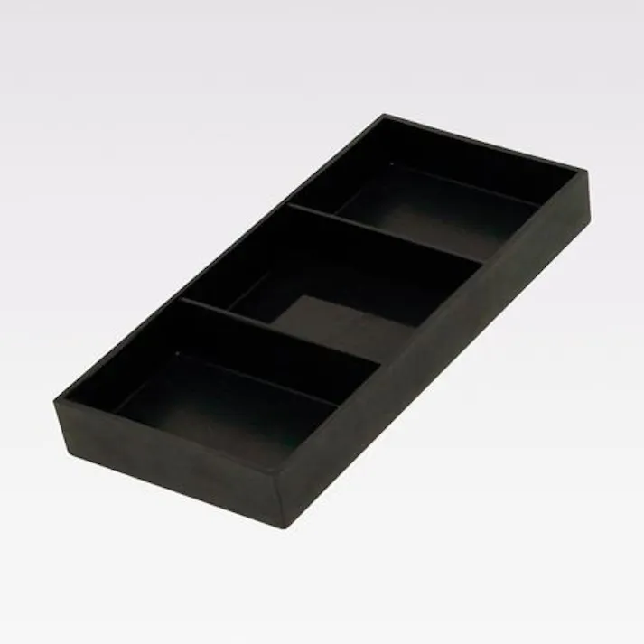 ESCO 212x102x 27mm 仕切付トレー(3セル/導電性) EA508FB-21 4550061775899(CDC)【別送品】