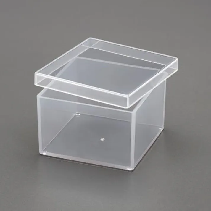 ESCO 146x106x 56mm 持続性透明帯電防止ケース EA508FB-35 4550061779811(CDC)【別送品】