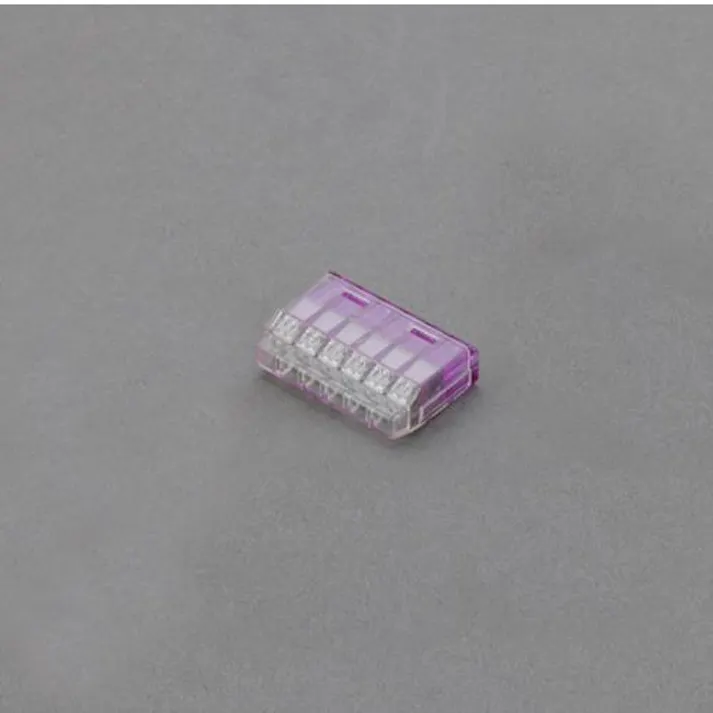 ESCO 6極 差込形電線コネクター(2個) EA538PD-16 4550061816271(CDC)【別送品】