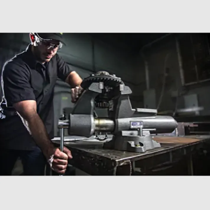 ベンチバイス(回転台付) 165mm EA525WP-165 4550061820360【別送品】