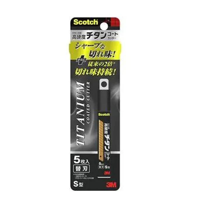 3M 80x 9mm カッターナイフ替刃(チタンコート/5枚) EA589AJ-26 4550061852712(CDC)【別送品】