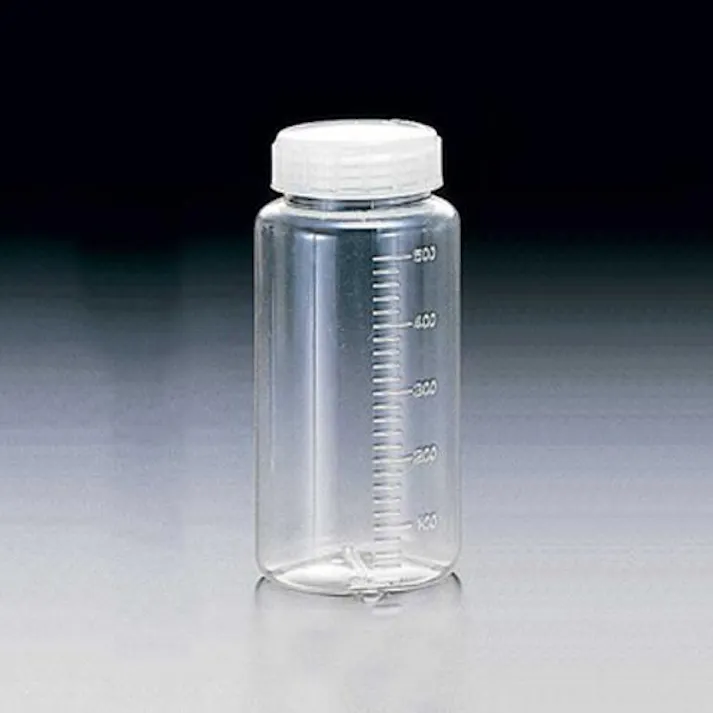 サンプラテック 広口ポリ容器(クリアー) φ63x127mm/250ml EA508CC-12 4550061853917【別送品】