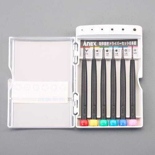 アネックスツール(Anex) 特殊精密ドライバーセット 6本組 EA552EG-21 4550061859476【別送品】