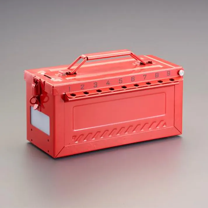 ロックアウトBOX(ステンレス製) 163x306x144mm EA507-3 4550061900772【別送品】