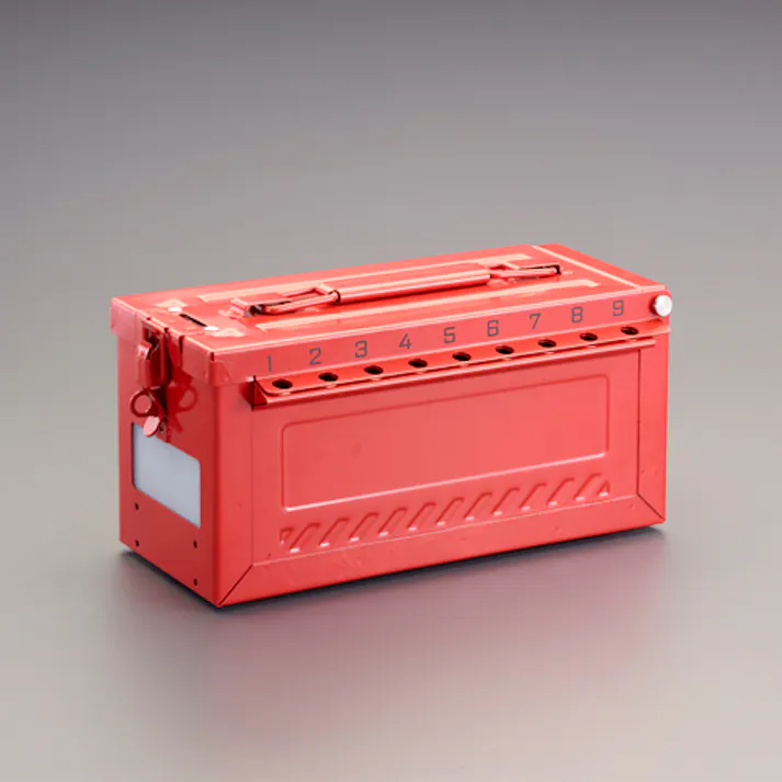 ロックアウトBOX(ステンレス製) 163x306x144mm EA507-3 4550061900772【別送品】