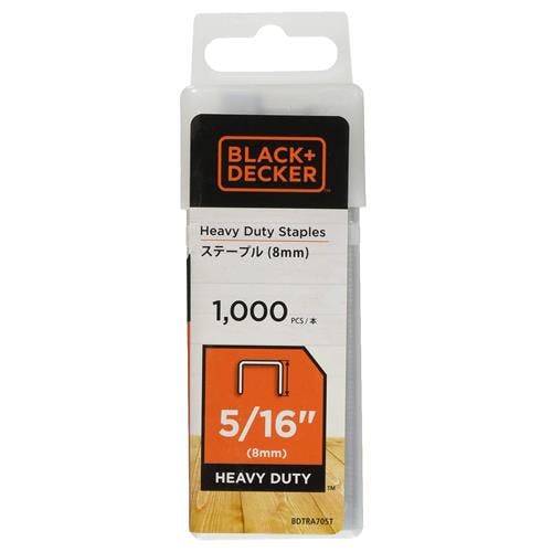 BLACK+DECKER(ブラック・アンド・デッカー) ステープル(1000本) 8mm [EA575AL用] EA575AL-3 4550061904329【別送品】