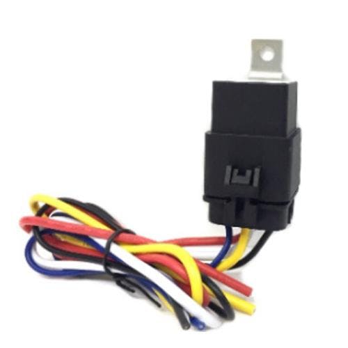 防水リレーソケット DC12V/20A/5極 EA538RB-46 4550061954713【別送品】