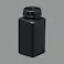 瑞穂化成工業 角型ポリ容器(遮光) 70x70x153mm/500ml EA508AK-54 4550061983782【別送品】