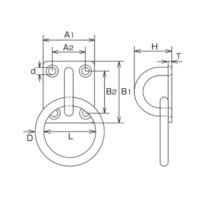 座付丸かん(ステンレス製) 30x34mm/φ30mm EA638BF-5 4518340058637【別送品】