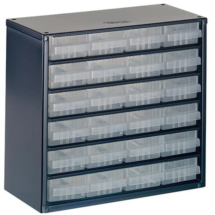 パーツキャビネット 307x150x285mm/4列 6段 EA661BC-1 4518340063617【別送品】