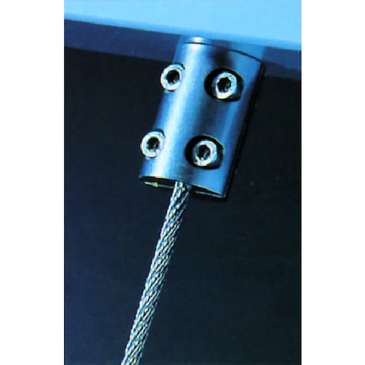 ワイヤークランプ(ステンレス製) 4mm EA638RA-4 4518340180673【別送品】